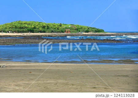 【宮崎県】快晴の青島（鬼の洗濯板） 124113028