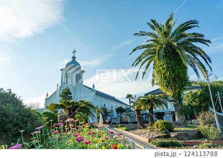 熊本県天草市　キリスト教解禁後天草で最も早く造られた大江教会 124113788