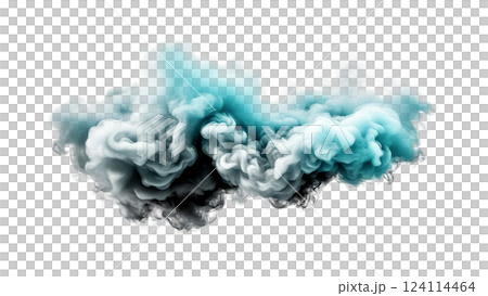 「煙霧/雲」彩色透明 PNG（由 AI 產生：Firefly） 124114464