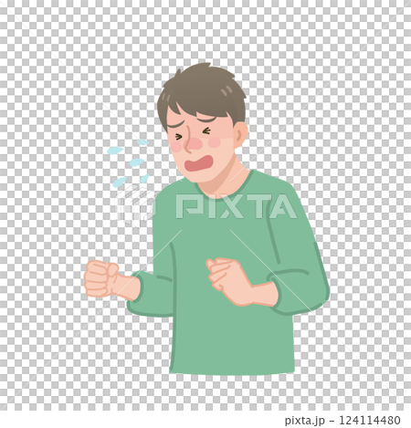 一個打噴嚏的男人 一個打噴嚏的男人 124114480