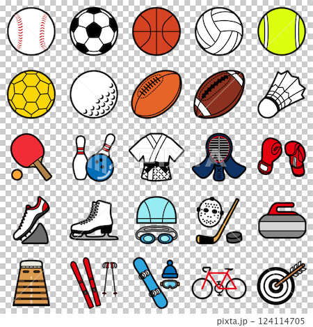 sport icon set 124114705