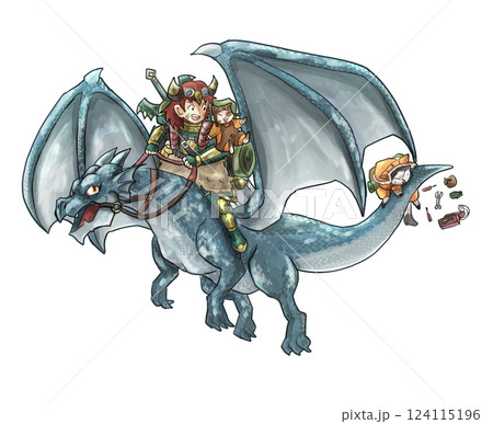 ドラゴンと少年 124115196