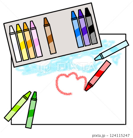 クレヨンと画用紙② 124115247