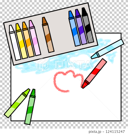 クレヨンと画用紙② 124115247