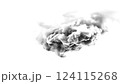 「煙 / 雲」モノクロ 透過PNG（AI : Fireflyによる生成） 124115268