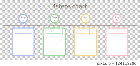 Simple and stylish diagram parts for step explanations. A convenient template for creating diagrams and presentation materials. Simple and stylish diagram parts for step explanations. A convenient template for creating diagrams and presentation materials. 124115286