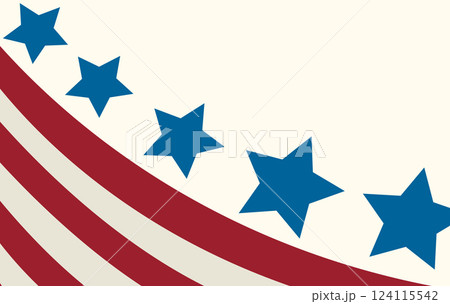 USA flag in style vector USA flag in style vector 124115542
