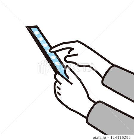 タブレット手元　 124116293