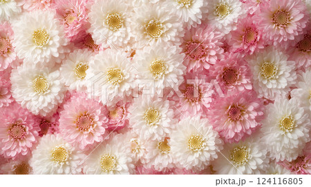 桃色の花の背景素材(Generative AI) 桃色の花の背景素材(Generative AI) 124116805