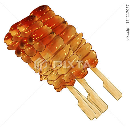 焼き鳥　皮　5本 124117077