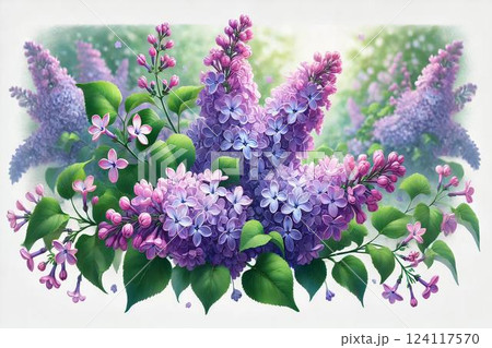 ライラックの花 ライラックの花 124117570