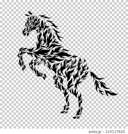 Horse Tribal 124117620