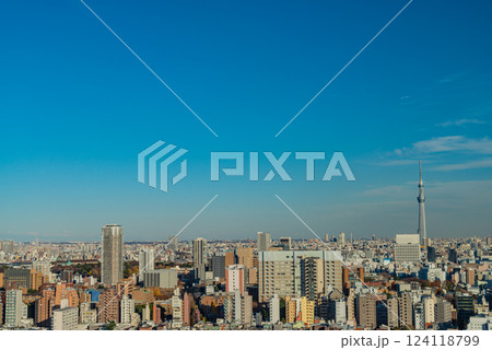 東京スカイツリーのある景色 124118799