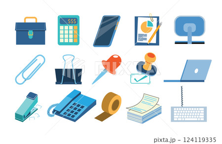 Financial and Business Icon vector illustration Financial and Business Icon vector illustration 124119335