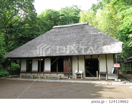 世田谷区の岡本公園民家園にある旧長崎家住宅主屋 124119662