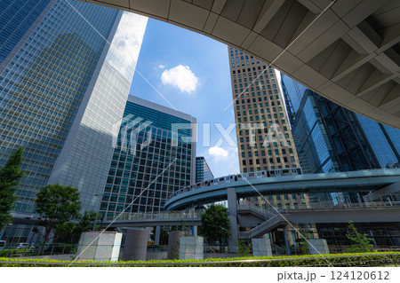 【都市風景】初夏の東京・新橋付近のビル群【東京都】 【都市風景】初夏の東京・新橋付近のビル群【東京都】 124120612