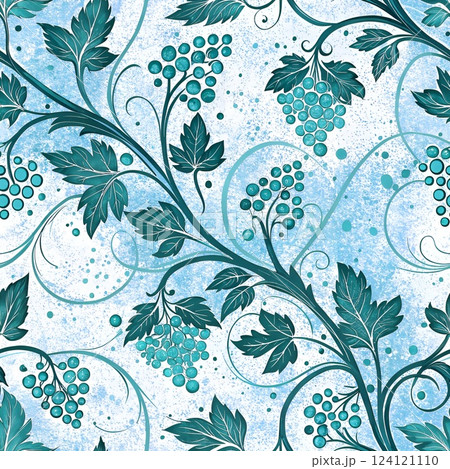 Seamless floral pattern with flowers and leaves 124121110