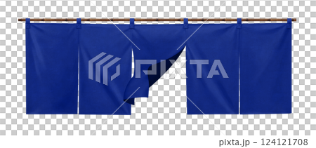 門簾插畫真正的門簾 124121708