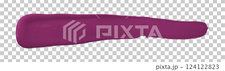 Dark purple brush isolated on transparent background Dark purple brush isolated on transparent background 124122823