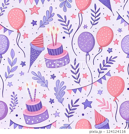 Seamless birthday pattern Seamless birthday pattern 124124116