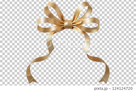 ribbon bow on a transparent background 124124720