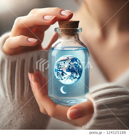 瓶に閉じ込められた幻想の地球 瓶に閉じ込められた幻想の地球 124125189