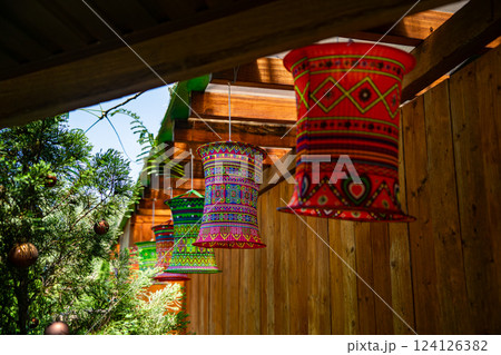 Vietnamese lanterns. Vietnamese lanterns. 124126382