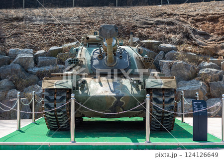 DMZ near Third Infiltration Tunnel in Korean Demilitarized Zone that separates North and South Korea in Paju, South Korea DMZ near Third Infiltration Tunnel in Korean Demilitarized Zone that separates North and South Korea in Paju, South Korea 124126649