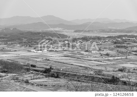DMZ Korean Demilitarized Zone that separates North and South Korea in Paju, South Korea DMZ Korean Demilitarized Zone that separates North and South Korea in Paju, South Korea 124126658