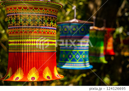 Vietnamese lanterns. 124126695