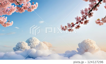 桜の背景画像 124127296