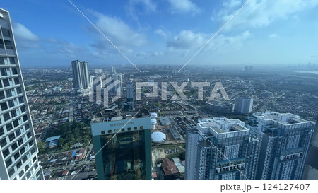 Beautiful interior and view of condominium in Johor Malaysia Beautiful interior and view of condominium in Johor Malaysia 124127407