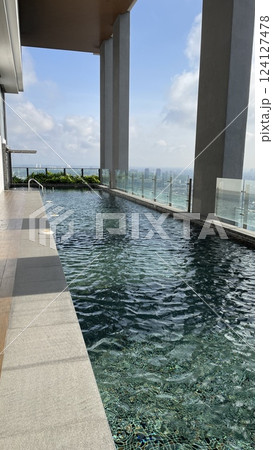 Beautiful interior and view of condominium in Johor Malaysia Beautiful interior and view of condominium in Johor Malaysia 124127478