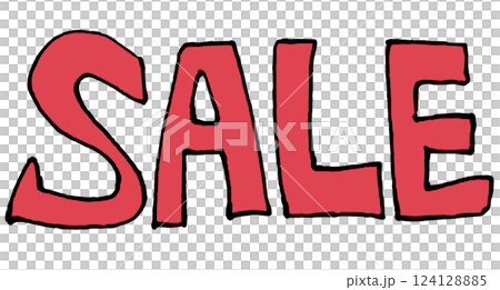SALE セール 文字素材 SALE セール 文字素材 124128885