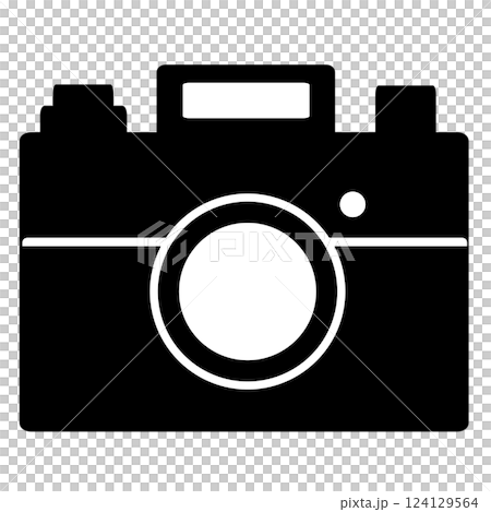 カメラのピクトグラム 124129564