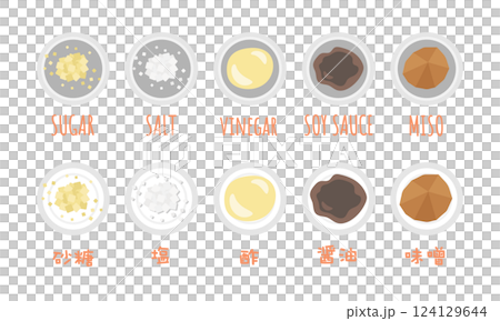 調味品插圖 124129644