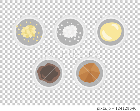 調味料 さしすせそ イラスト 調味料 さしすせそ イラスト 124129646