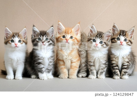 Futuristic Cityscape with Vibrant Buildings and Waterway with Speedboats, Digital Art Futuristic Cityscape with Vibrant Buildings and Waterway with Speedboats, Digital Art 124129847