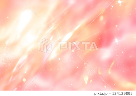 ピンク色にキラキラ光り輝く背景 124129893