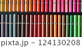 A large set of colored pencils 124130208