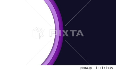 パープルのサークルのポップなスライド背景 124131439
