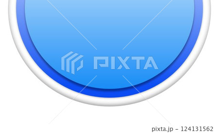 ブルーのサークルのポップなスライド背景 124131562