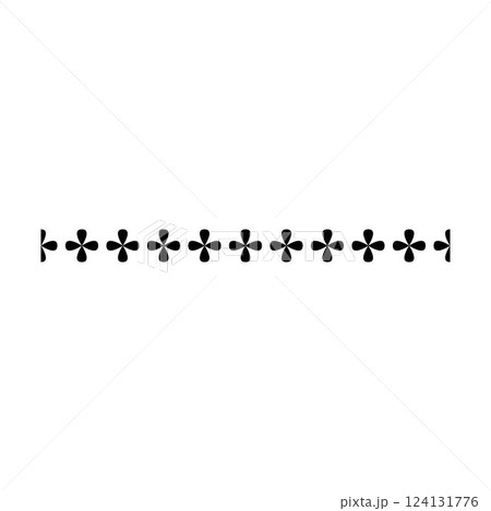 Border frame icon, divider horizontal line vector shape icon for decorative vintage doodle element for design in vector illustration Border frame icon, divider horizontal line vector shape icon for decorative vintage doodle element for design in vector illustration 124131776