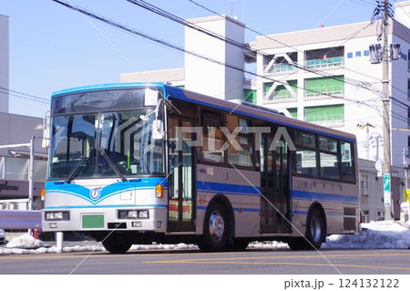 路線バス 岩手県交通カラーの路線バス 路線バス 岩手県交通カラーの路線バス 124132122