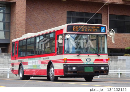 路線バス　岩手県北バスの路線バス 124132123