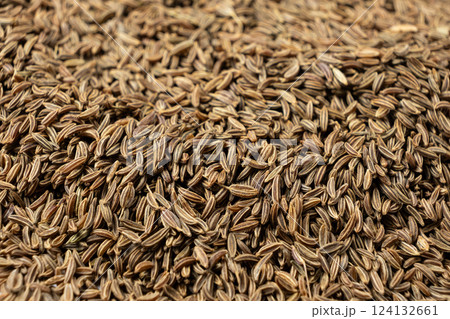 Dried Whole Cumin Traditional and Natural Spice Dried Whole Cumin Traditional and Natural Spice 124132661