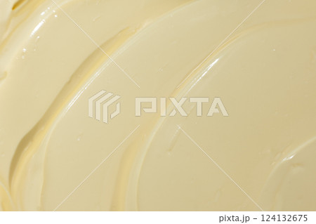 Creamy Mayonnaise Texture Abstract Culinary Background Creamy Mayonnaise Texture Abstract Culinary Background 124132675