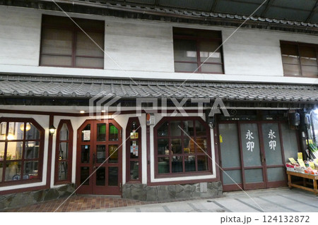 街中の窓のある蔵造り風景 アンティークなディスプレー 街中の窓のある蔵造り風景 アンティークなディスプレー 124132872