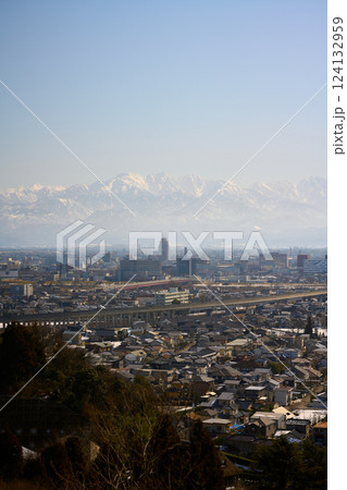呉羽山公園展望台からの景色 124132959