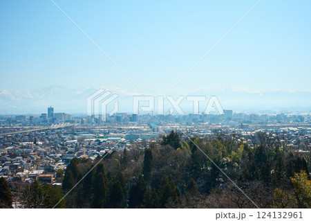 呉羽山公園展望台からの景色 124132961